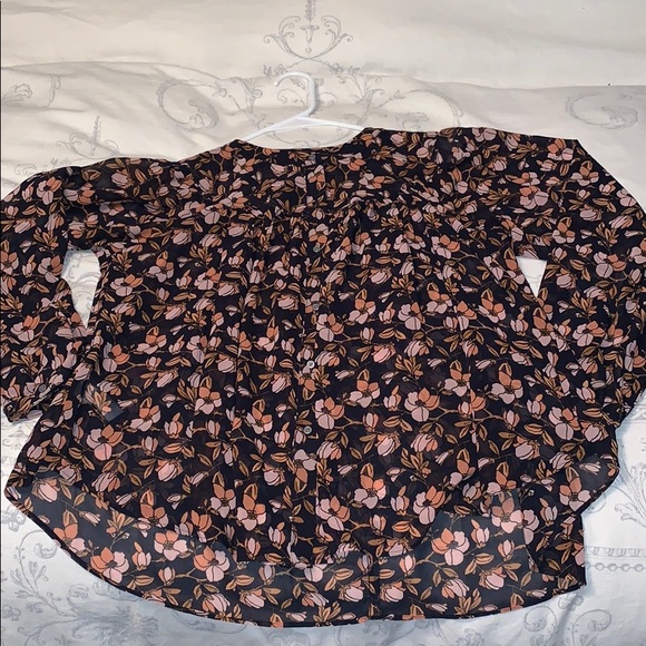 Ann Taylor Loft Floral Blouse - Picture 1 of 2